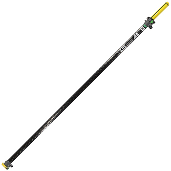 Unger Pure Water Cleaning Poles, HiFlo™ nLite® HiMod Carbon Poles, Capacity Extension, Size 11'   2 Sections, Color Black, Material Himodulus Carbon, Each