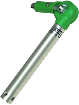 Unger Plastic Cranked Joint Angle Cleaning Tool Adapters. 13 in. / 33 cm. Green. 5/case.