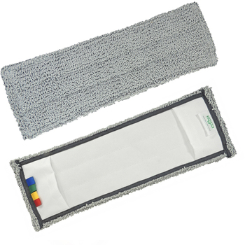 Unger Excella™ Microfiber Pocket Mop. 16 in. Gray. 5/Case.