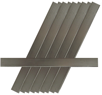 Replacement Blades for HDSS0 Heavy Duty Scrapers. 8 in./20 cm. Silver. 5/case.