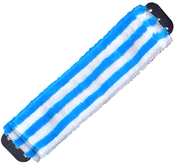 SmartColor™ Microfiber Micro Mops 7.0. 16 in. / 40 cm. Blue and White. 5/case.