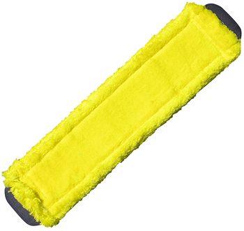SmartColor MicroMop.  15 mm Pile.  16" Long.  Yellow Color.  Microfiber replacement mop head.  Launderable 500 Times.