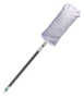 A Picture of product UNG-MMSLG Pro Micro Microfiber Dusting Sleeve. 6 X 14 in./15 X 36 cm. Silver. 5/Case.