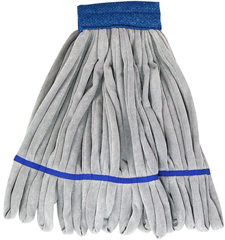 Unger SmartColor™ RoughMop Heavy Duty Microfiber String Mops. Gray and Blue. 5/case.