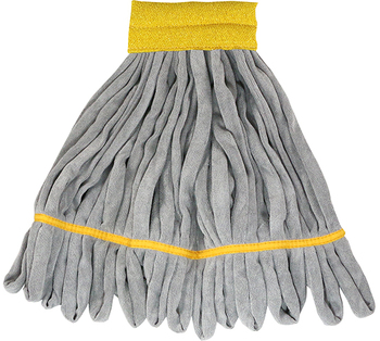 Unger SmartColor™ RoughMop Heavy Duty Microfiber String Mops. Gray and Yellow. 5/case.