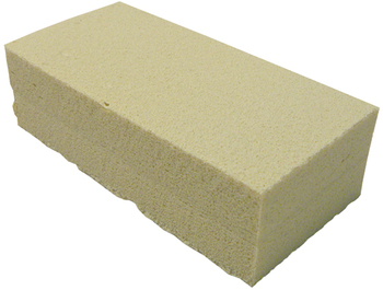 Unger Soot Master Sponge for Fire and Smoke Cleanup. 2 X 3 X 6 in. Beige. 6/case.