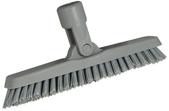 Unger® SmartColor Swivel Corner Brush,  8 2/3", Gray Handle