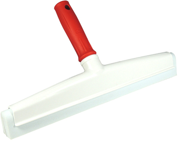 Unger Ergo Wall Squeegee for Restroom Cleaning. 14 in. / 35 cm. Red/White. 10/case.
