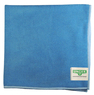 A Picture of product UNG-MB40B MicroWipe 2000 Medium Duty Microfiber Cloths. 16 X 16 in. / 40 cm X 40 cm. Blue. 10/case.