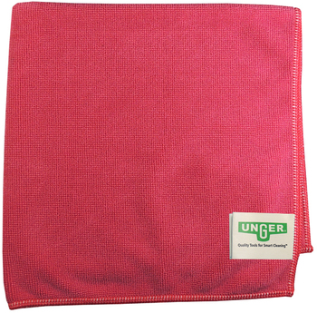 SmartColor MicroWipe 500 Light Duty Cloth.  16" x 16".  Red Color.  Launderable 500 Times.