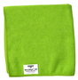 A Picture of product UNG-ME400 Unger MicroWipe™ 200 UltraLite Microfiber Cleaning Cloths. 16 X 16 in. / 40 X 40 cm. Green. 10/case.