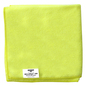 A Picture of product UNG-ME40J Unger MicroWipe™ 200 UltraLite Microfiber Cleaning Cloths. 16 X 16 in. / 40 X 40 cm. Yellow. 10/case.