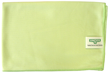 Unger MicroWipe™ Microfiber Cloths. 16 X 16 in. / 40 X 40 cm. Green. 10/case.