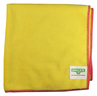 A Picture of product UNG-MF40Y Unger® SmartColor™ MicroWipes,  Heavy-Duty, 16 x 15, Yellow/Red, 10/Case