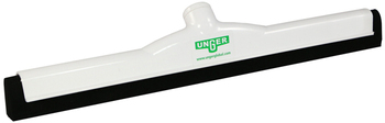 Unger® Sanitary Standard Squeegee,  18 Inch Blade, White Plastic/Black Rubber