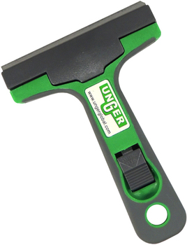 Unger Maxi Scraper Surface Cleaning Tool. 4 in / 10 cm. Green/Black. 10/case.