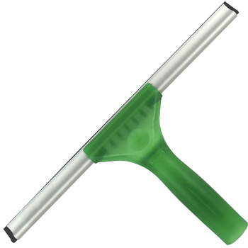 Unger UniTec™ Lite Glass Cleaning Squeegees. 12 in / 30 cm. Green/Black. 10/case.