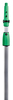 A Picture of product 512-213 Unger® Opti-Loc Extension Pole, Two Sections. 8 ft./2.5 m. Green/Silver.