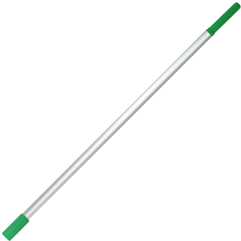 Unger Plus 3-Extension Pole for 2-section TelePlus Pole Systems. 6 ft/1.85 m. Silver/Green. 10/case.