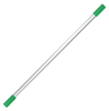 A Picture of product UNG-T4180 Unger Plus 4-Extension Pole for 3-section TelePlus Pole Systems. 6 ft/1.85 m. Silver/Green. 10/case.