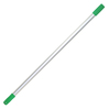 A Picture of product UNG-T5180 Unger Plus 5-Extension Pole for 4-section TelePlus Pole Systems. 6 ft/1.85 m. Silver/Green. 10/case.