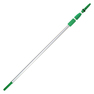 A Picture of product UNG-TD550 Unger Tele-Plus™ 3-section Pole. 18 ft/5 m. Silver. 10/case.