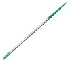 A Picture of product UNG-TV750 Unger Tele-Plus™ 4-section Pole. 24 ft/5 m. Silver/Green. 10/case.