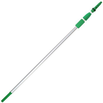 Unger Tele-Plus™ 2-section Pole. 12 ft/3.75 m. Silver/Green. 10/case.