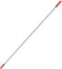A Picture of product UNG-HH13R Unger Ergo Lightweight Aluminum Cleaning Pole. 4 ft/1.2 m. Silver/Red. 10/case.
