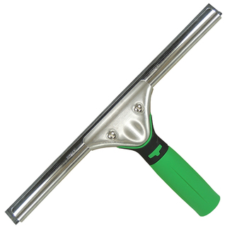 Unger ErgoTec® Squeegee Complete. 6 in. / 15 cm. Green/Silver. 10/case.