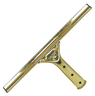 A Picture of product UNG-GS250 GoldenClip® Brass Squeegees for Glass. 10 in. / 25 cm. Gold/Black. 10/case.