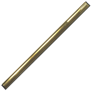Unger GoldenClip®/GoldenPRO Brass Channels with Rubber Blade for Glass Cleaning. 22 in. / 55 cm. Gold/Black. 10/case.
