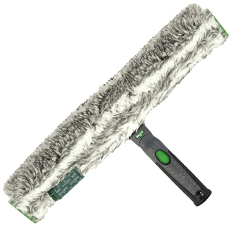 ErgoTec® Ninja Washer Complete Ergonomic Microfiber Scrubbing Brush. 18 in. / 45 cm. Brown and White. 5/case.