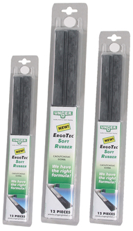 ErgoTec® Soft Rubber Blister Packs. 42 in. / 105 cm. Black. 12/case.