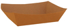 A Picture of product 967-397 SCT® Eco Food Trays. 3 lb. 7-1/5 X 5 X 2 in. Kraft. 250/sleeve, 2 sleeves/case.
