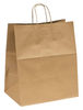 A Picture of product 962-068 Recycled Kraft Paper Shopping Bags with Twist Handles. 68#. 14 X 9.6 X 16.5 in. 200 Bags/Case.