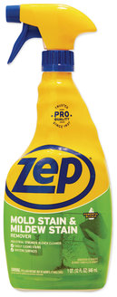 ZEP Mold and Mildew Stain Remover. 32 oz. Spray Bottle, 12/Case.