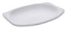 A Picture of product 236-100 Placesetter® Satin Non-Laminated Foam Tableware. 7" x 9" Entrée Platter. White Color, 800/Case