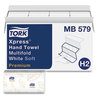 A Picture of product SCA-MB579 Tork Premium Soft Xpress 2-Ply Multifold Hand Towels. 9.5 X 9.13 in. 135/pack, 16 packs/case.