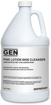 GEN Cleansing Pink Lotion Soap, 1 Gallon Bottle, Fresh Scent, 4/Case