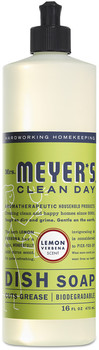 Mrs. Meyer's® Dish Soap, Lemon Scent, 16 oz, Bottle, 6/Case