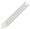 A Picture of product BWK-PPRSTRWUW Boardwalk® Unwrapped Jumbo Paper Straws. 7 3/4 X 1/4 in. White. 4800 Straws/Carton.
