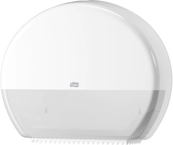 Tork Jumbo Bath Tissue Roll Dispenser with Reserve. 14.2 X 17.2 X 5.2 in. White.