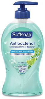 Softsoap® Antibacterial Hand Soap, Fresh Citrus, 11.25 oz Pump Bottle, 6/Case
