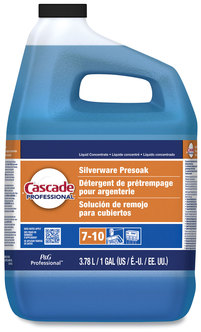 Cascade Professional Silverware Presoak, Mild Citrus, Closed Loop, 1 gal, 2/Case