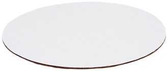 Corrugated Circles for Pizzas, Cakes, etc. 14 in. White. 100/case.