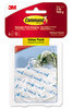 A Picture of product MMM-17091CLR6ES Command™ Clear Hooks and Strips Medium, Plastic, 2 lb Capacity, 6 12 Strips/Pack