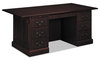 A Picture of product HON-94271NN HON® 94000 Series™ Double Pedestal Desk 72" x 36" 29.5", Mahogany