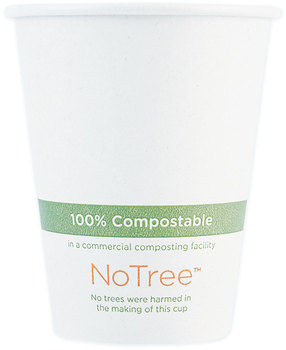 World Centric® NoTree™ Paper Hot Cups, 8 oz, Natural, 1,000/Carton