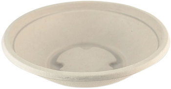 World Centric® Fiber Bowls. 16 oz. 7.4 X 1.9 in. Beige. 500/carton.